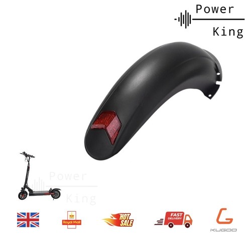 Rear mudguard with - rear,